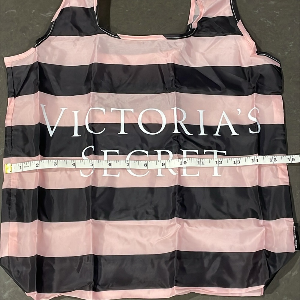 Victoria’s Secret Striped Packable Foldable Tote Bag - Picture 3 of 11